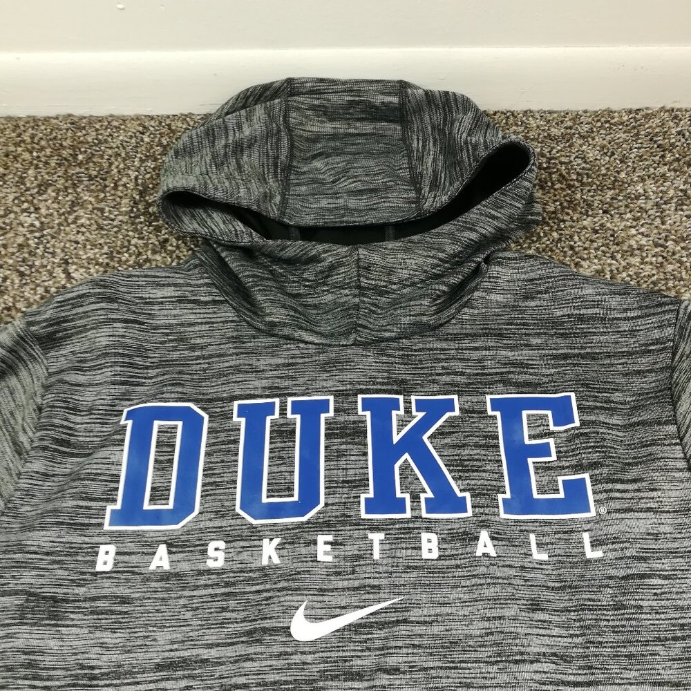 Duke Blue Devils Basketball Hoodie Nike Center Swoosh Sweatshirt Mens Large